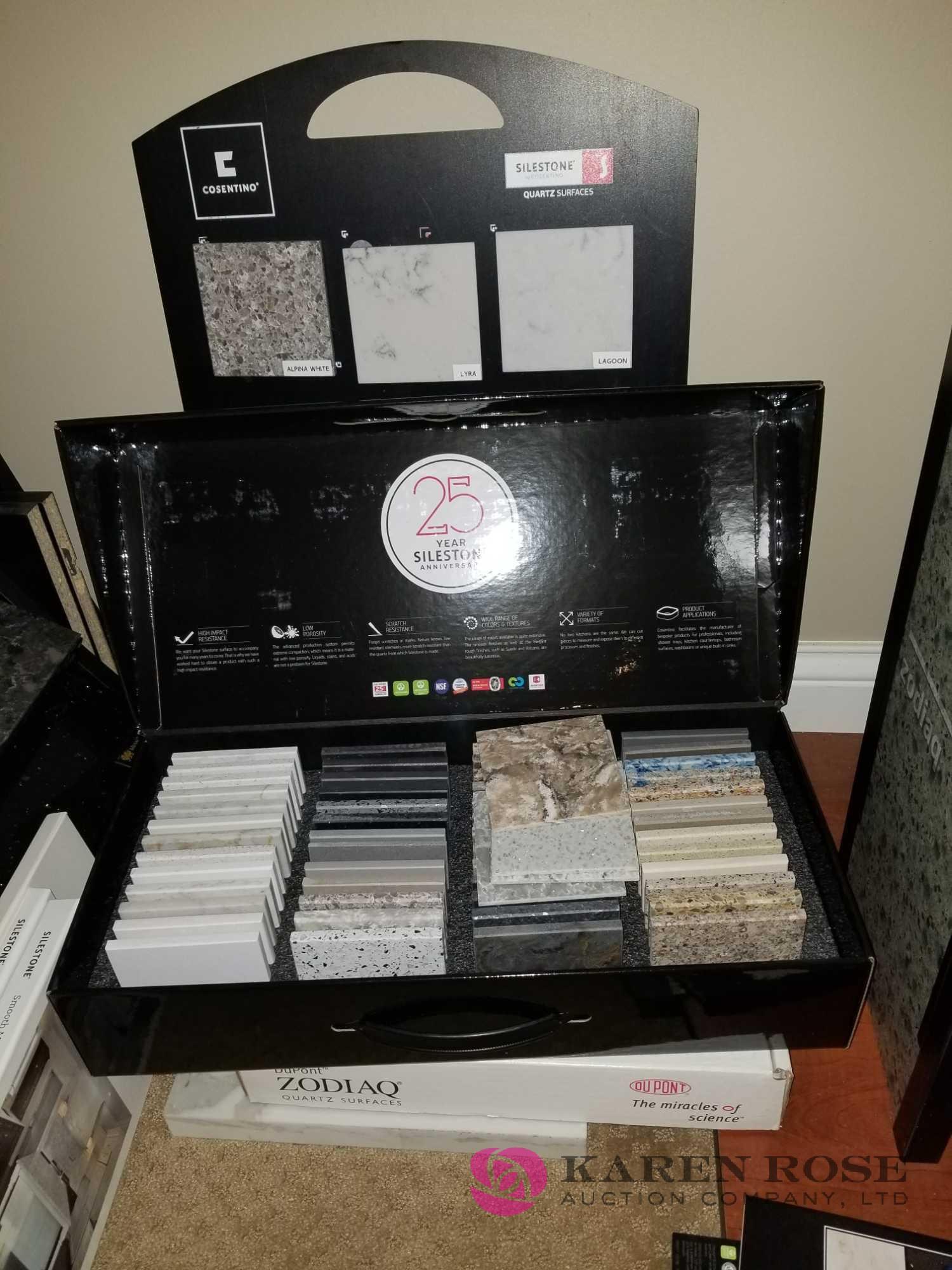 Lot of multiple types of countertop samples