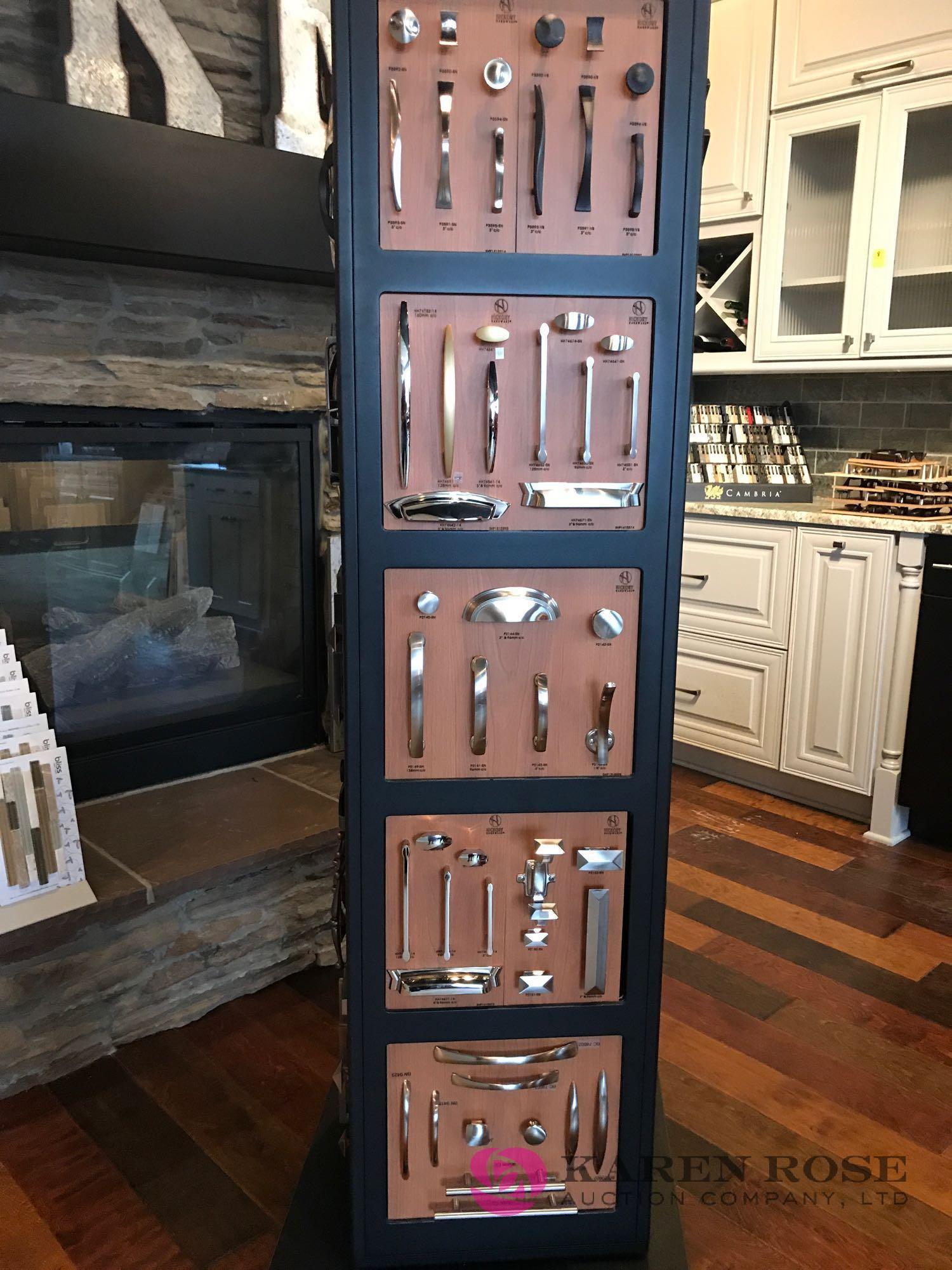 Knob display cabinet