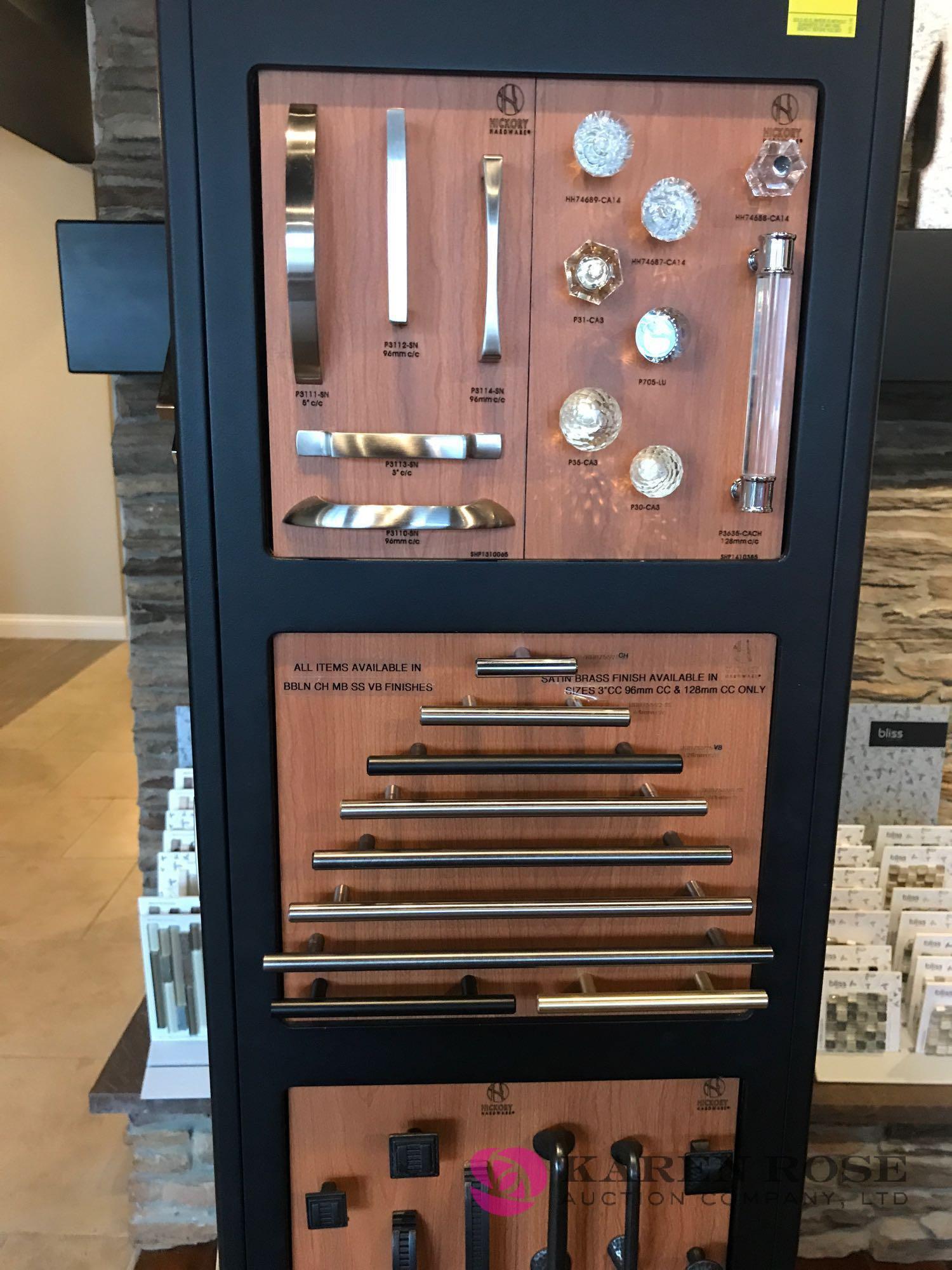 Knob display cabinet