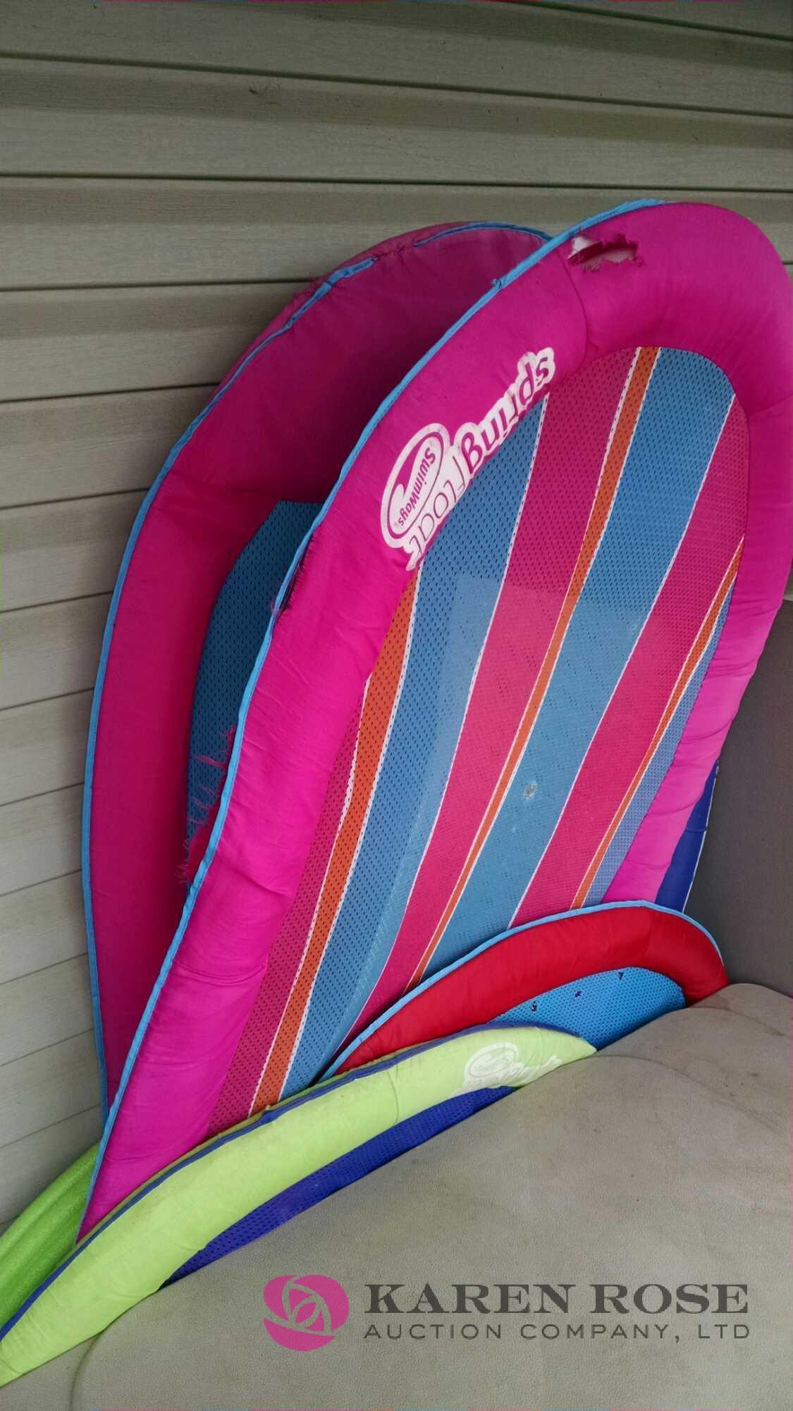 swimming pool toy lot