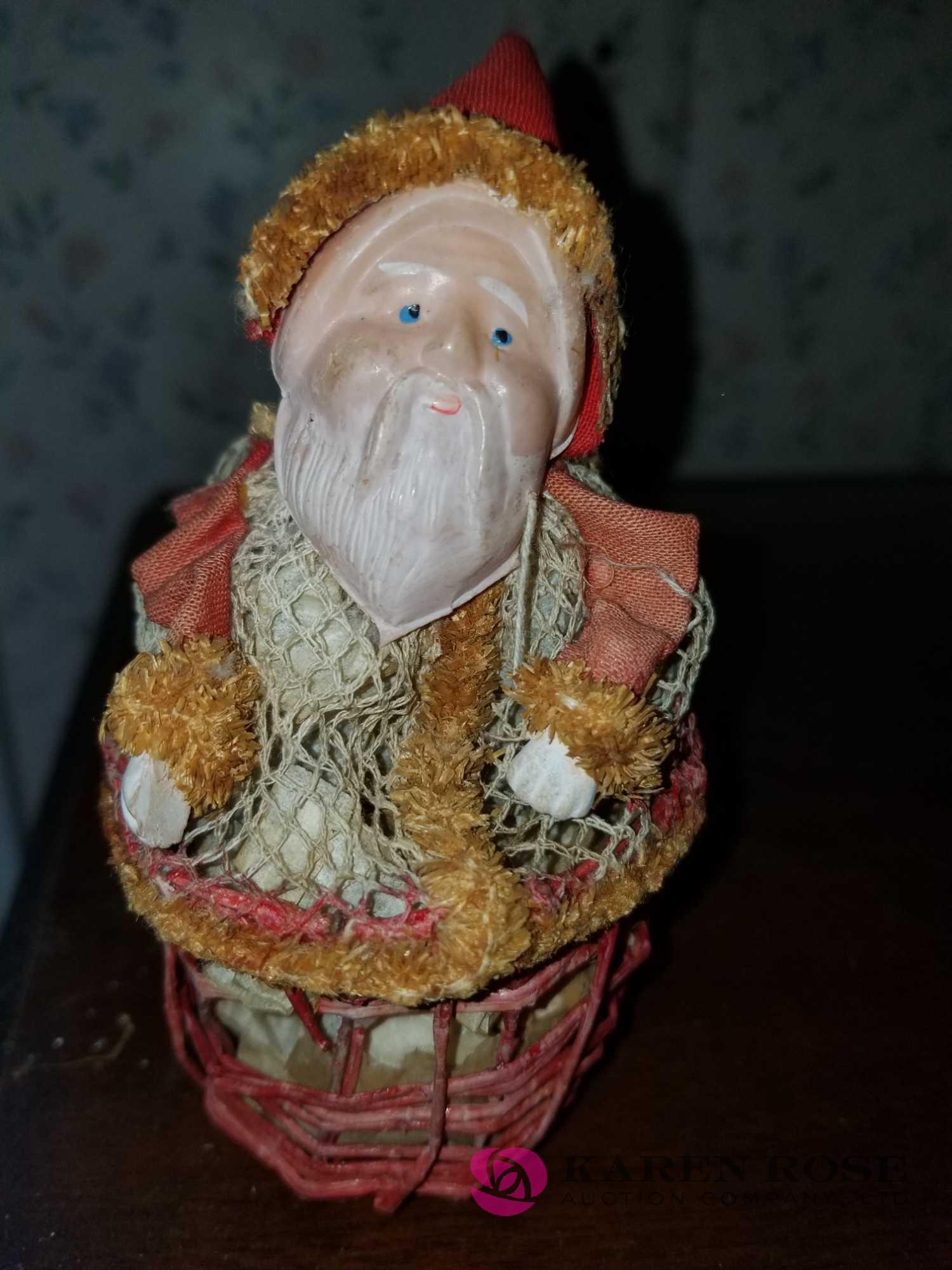 Lot of 4 vintage Santas