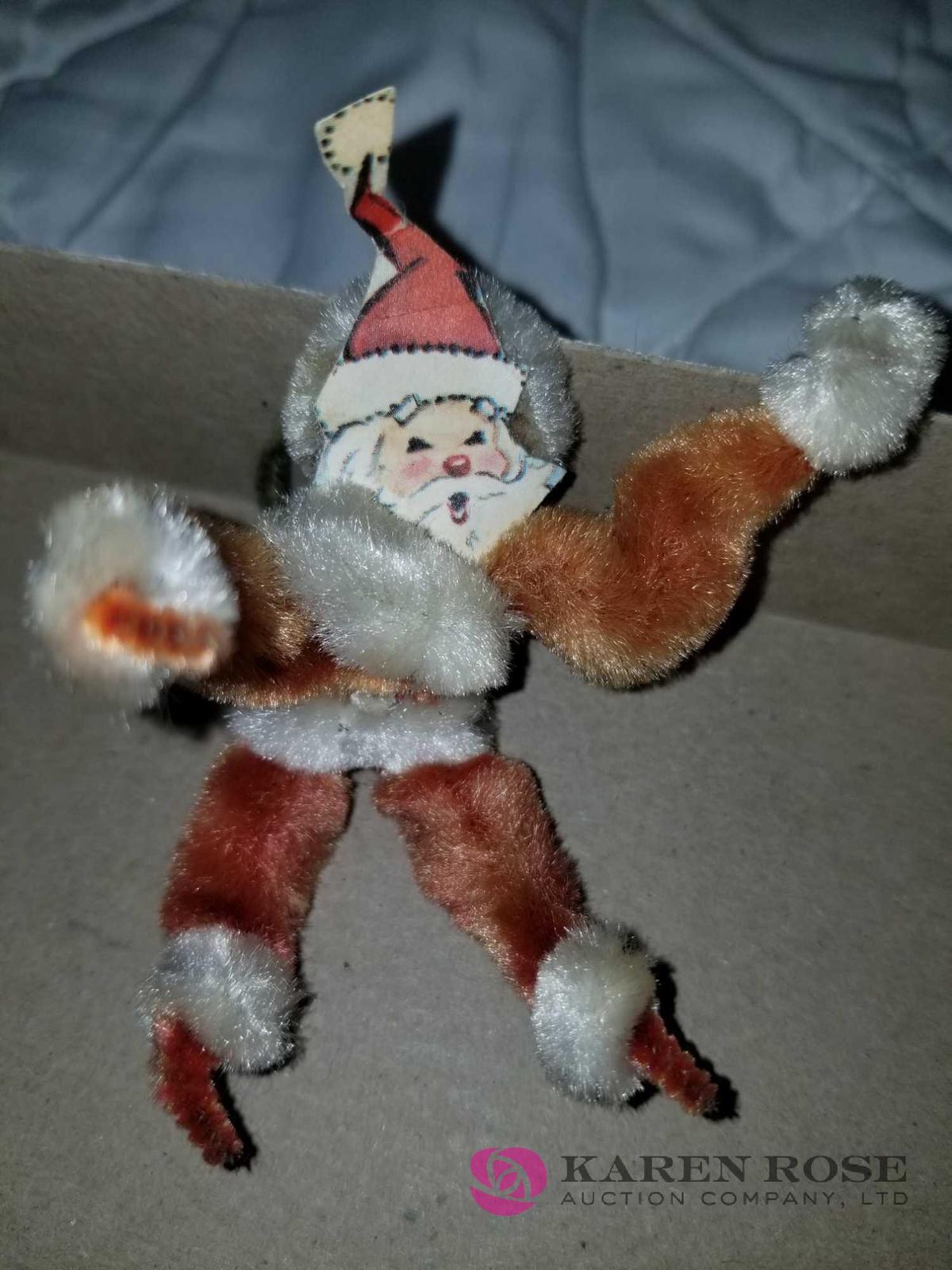 Lot of 2 Vintage Santas