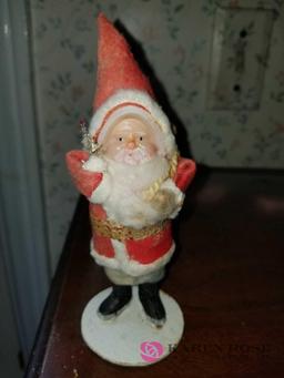 Lot of three vintage Santas