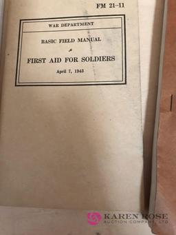 Vintage 1940s Air Force training manuals