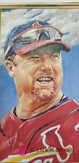 Brushstrokes Picture of Mark McGwire