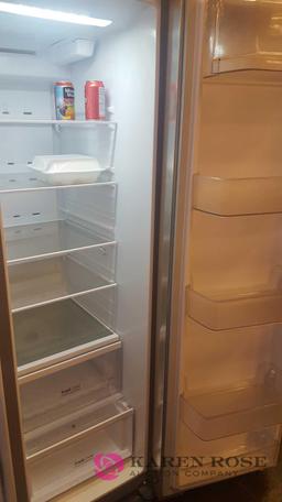 LG side-by-side refrigerator