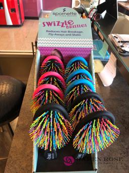 8 brand new swizzle bristles brushes