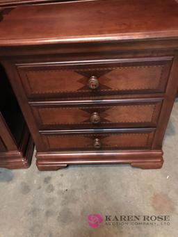 Three drawer nightstand