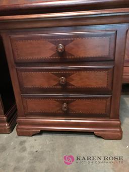 Three drawer nightstand