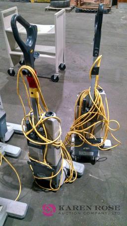 Lot of five proteam vacuum cleaners