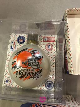 Cleveland Browns Christmas ornaments