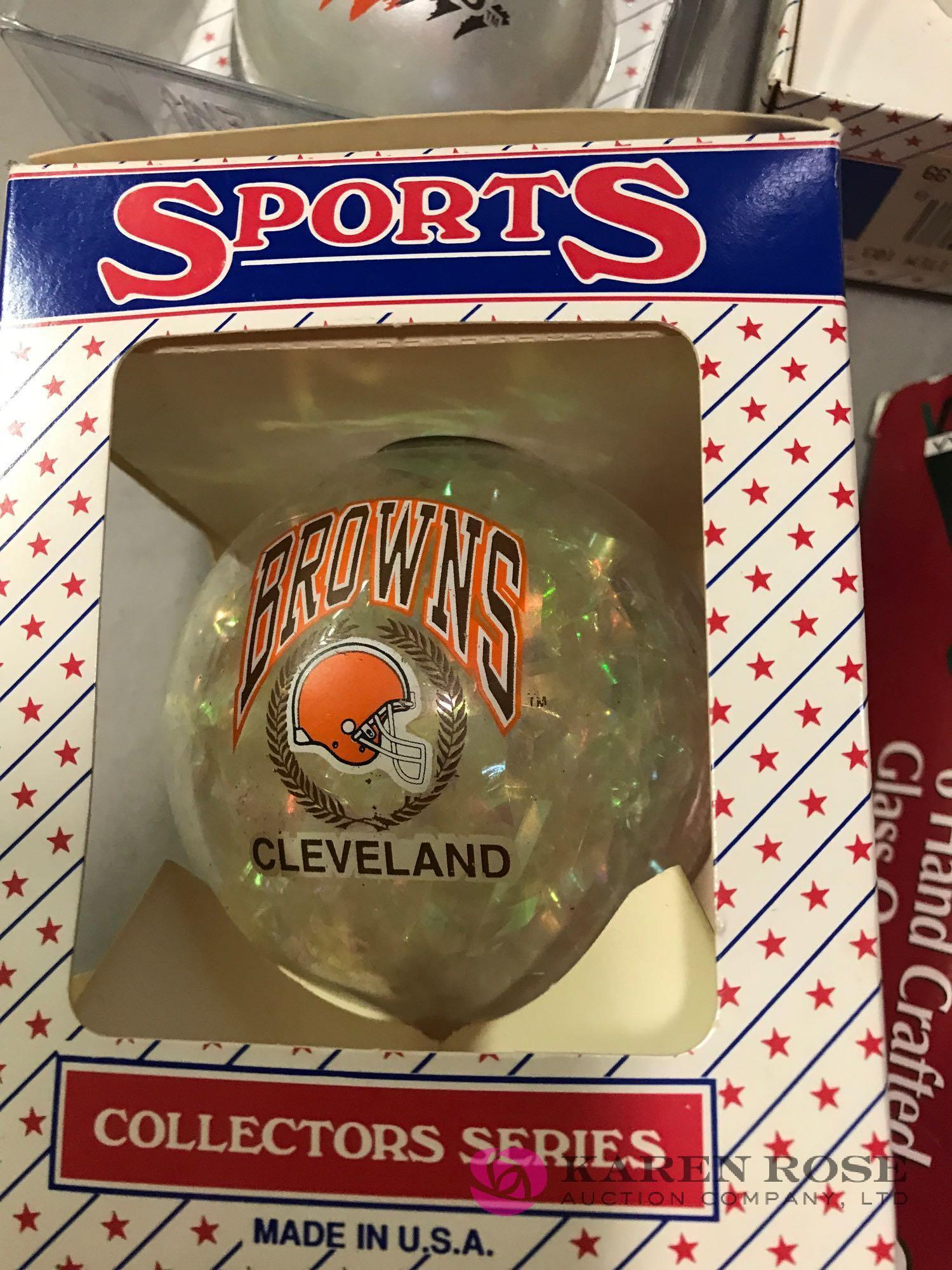 Cleveland Browns Christmas ornaments