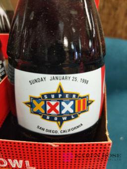 Super Bowl XXXII Collectible Coca Cola Bottles
