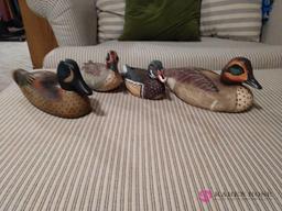 Assorted duck decoys