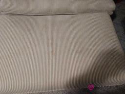 57 in twin size loveseat fold out bed