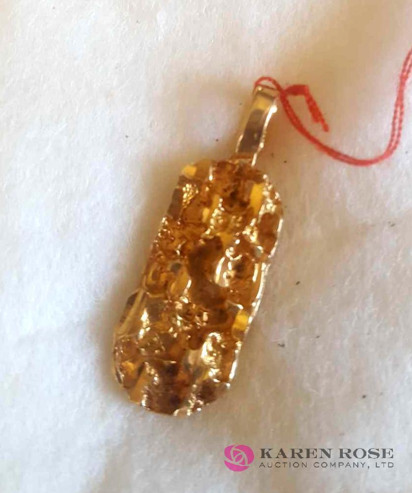 14 karat gold charm