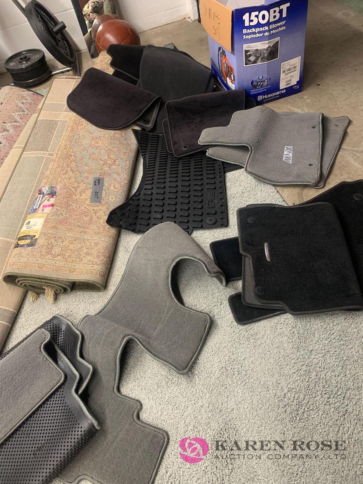 Lot of 6 sets used and new car floor mats