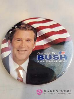 Bush/Chaney Political Buttons