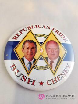 Bush/Chaney Political Buttons