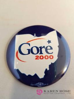 Clinton/Gore Political Buttons