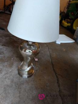 28 inch tall glass lamp