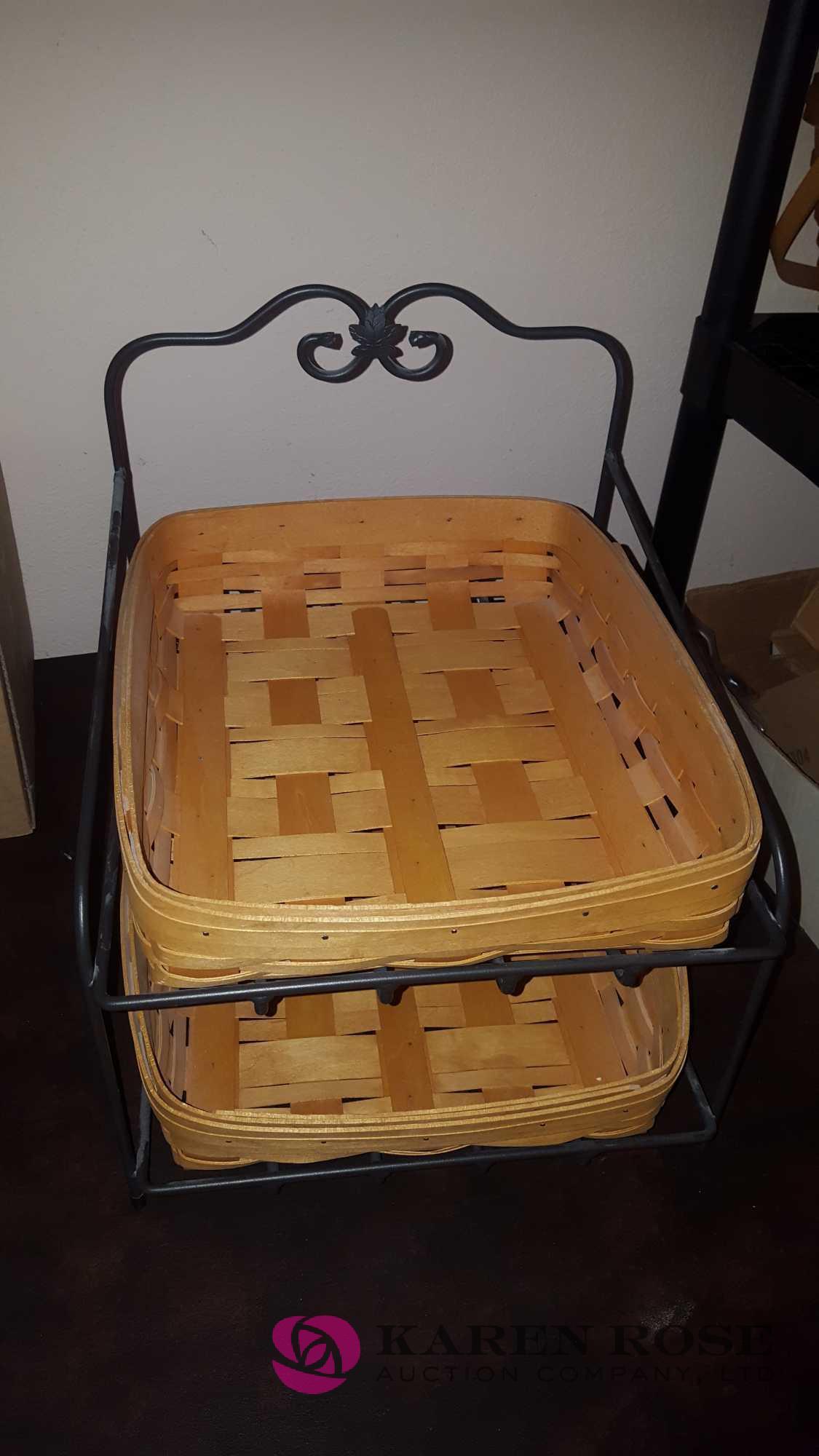 Longaberger file basket