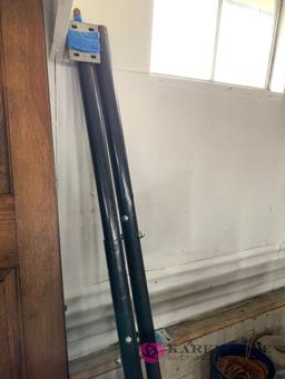 Tool lot, adjustable 8' jack posts, gas cans