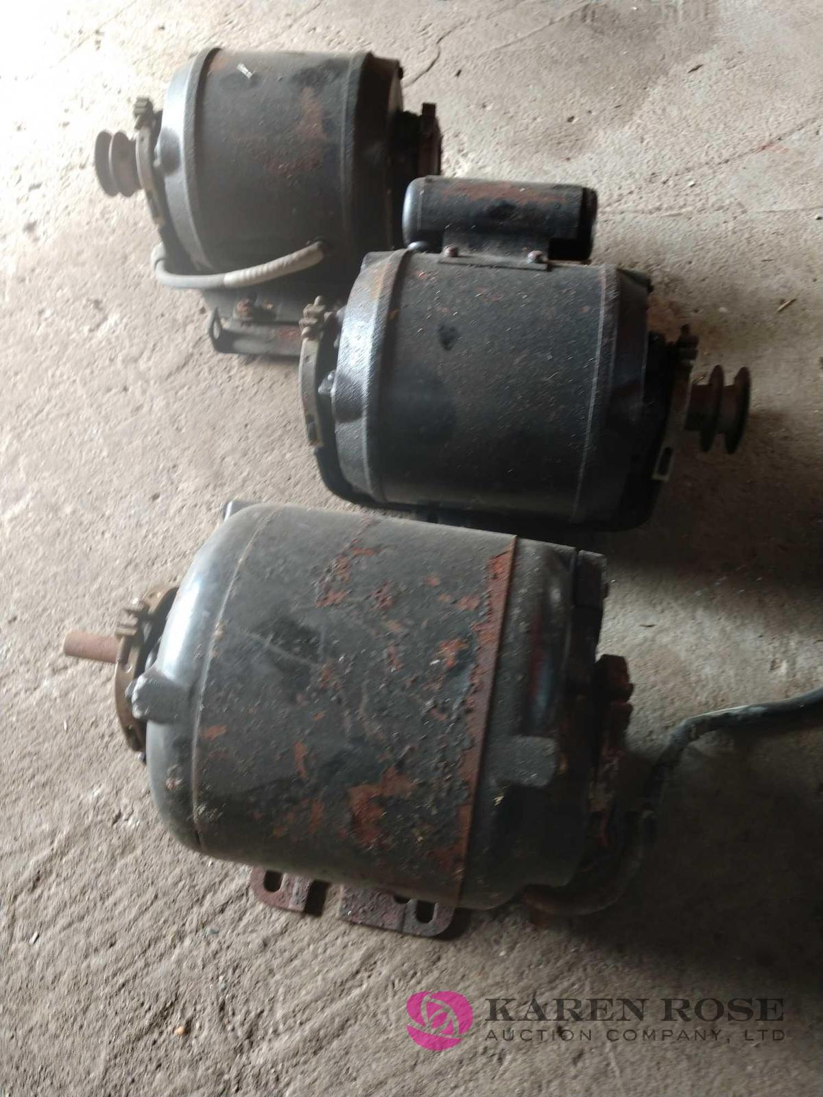 3 electric motors