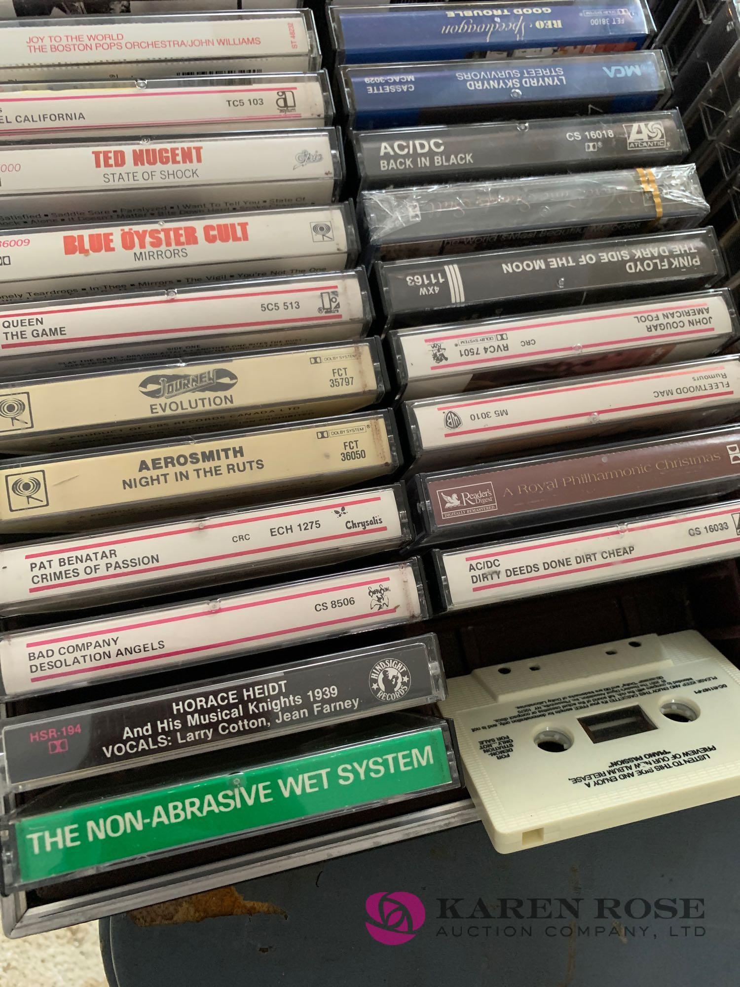 Tape cassettes lot