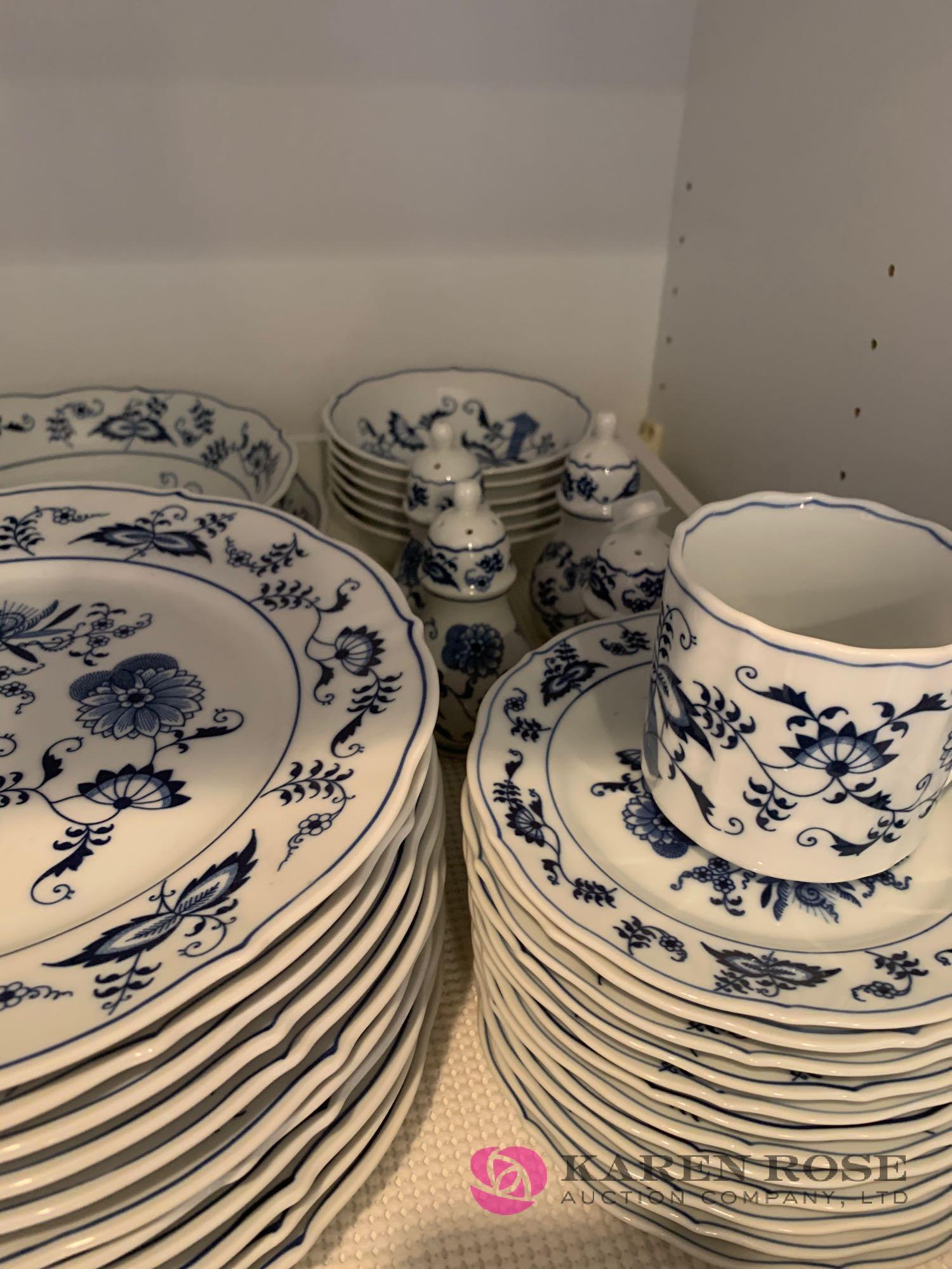 162+ Blue Danube China set