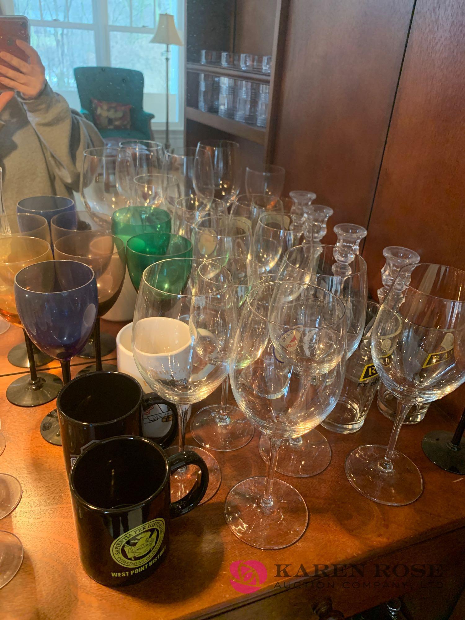 Wine glass lot