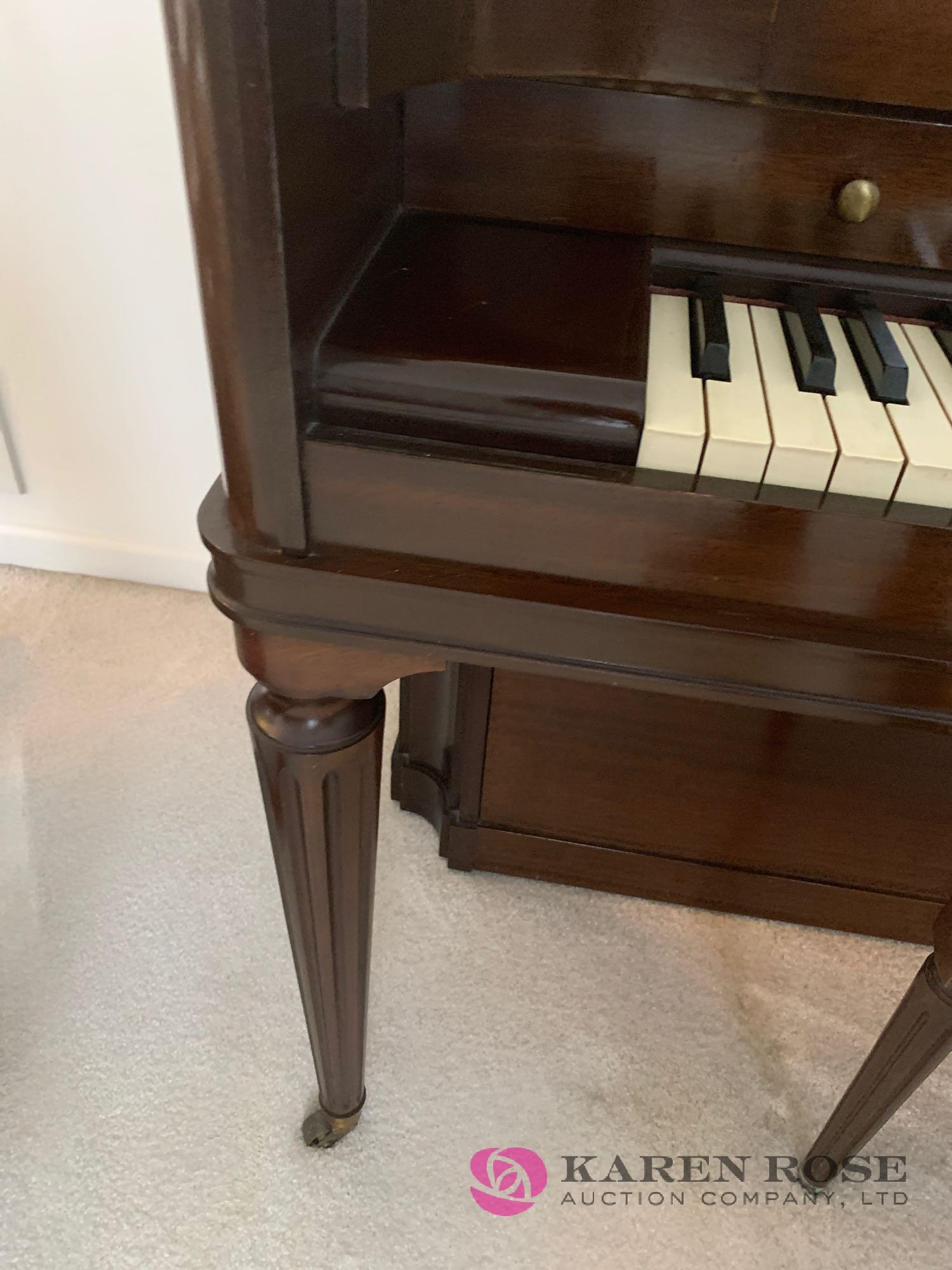 Acrosonic Piano and bench