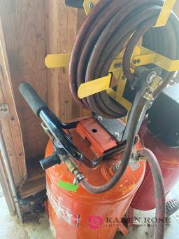 2 Porter cable pancake air compressor with extra tank