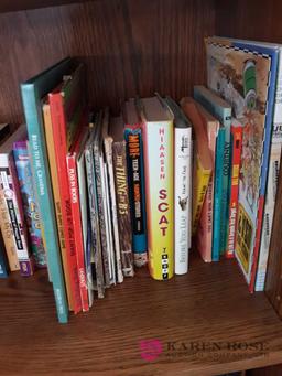Shelf and books