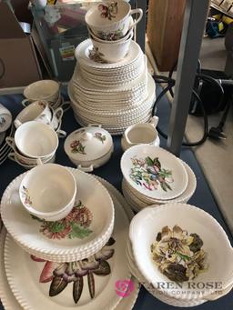 Johnson Brothers old flower prints dishes