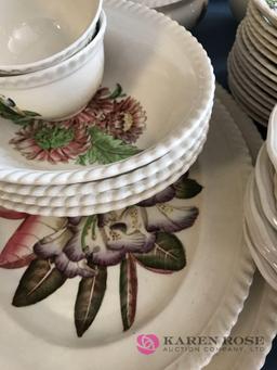 Johnson Brothers old flower prints dishes