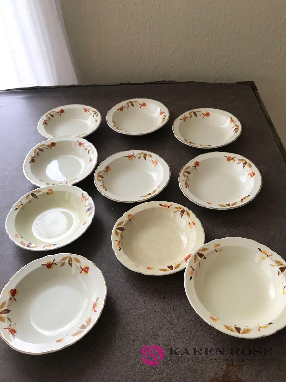 10- Hall Jewel Tea 5 1/2 bowls