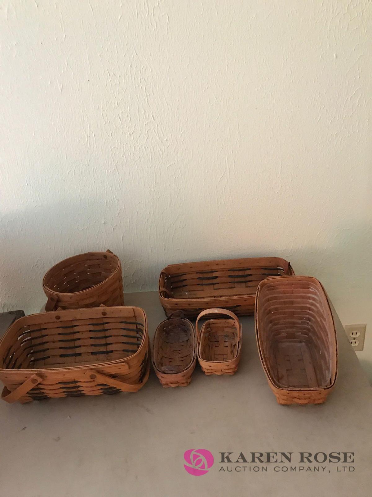 6- Longaberger Baskets