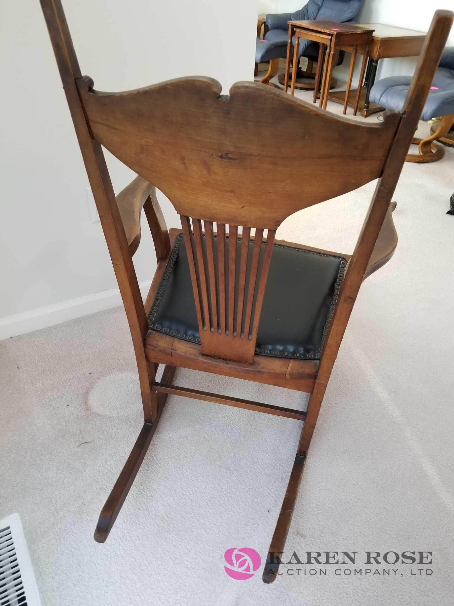 LR - Wooden Rocking Chair