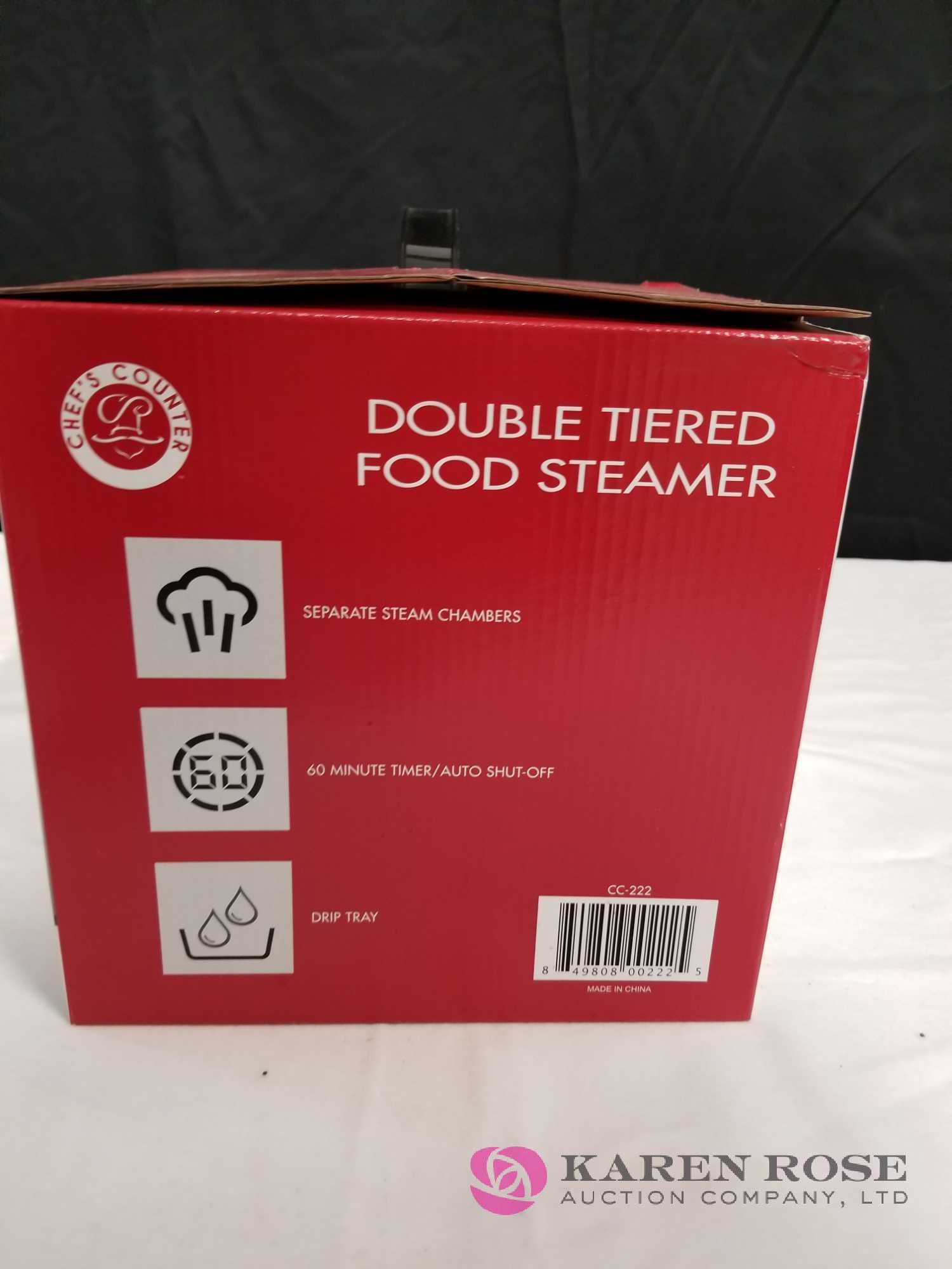 3 Piece Double Tiered Food Steamer