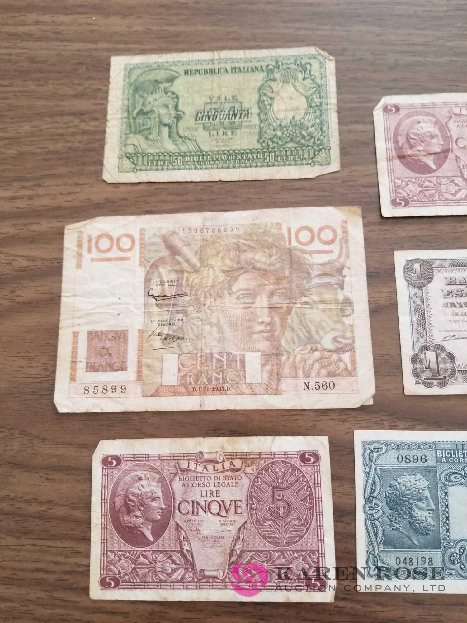 Foreign Coin and Paper Money
