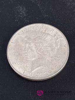 1923 peace silver dollar