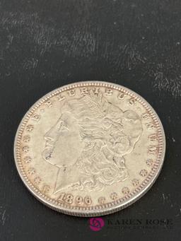 1896 barber head Silverdollar