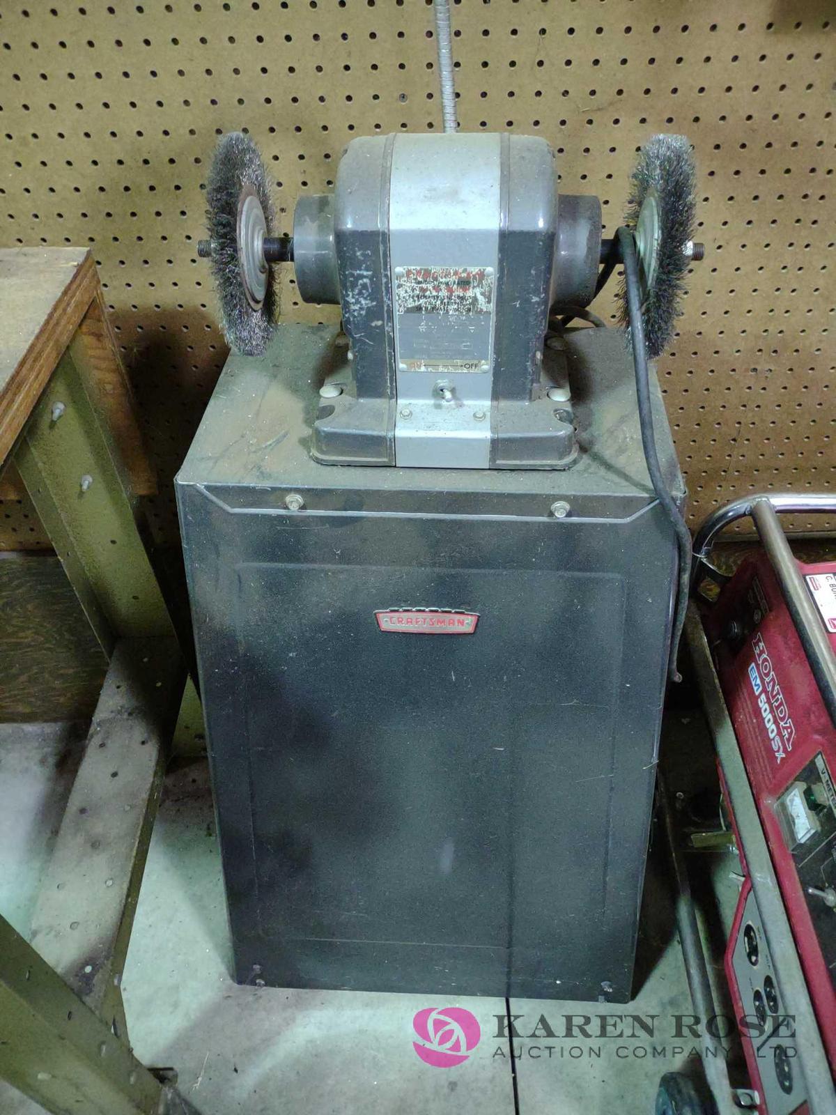 Craftsman grinder with stand