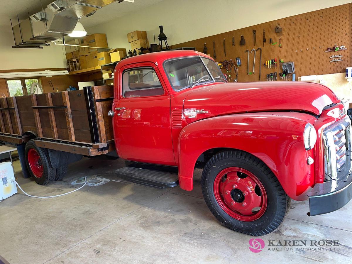 1950 GMC model 300 , 1 1/2 ton truck frame off resto.