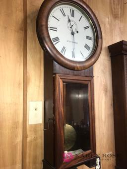Antique Seth Thomas Railroad Regulator wall mount clock