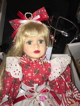 14 in unmarked porcelain doll