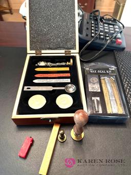 wax seal kit, and accessories