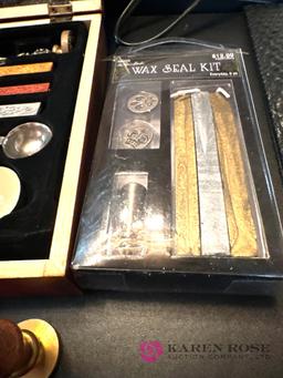 wax seal kit, and accessories