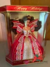 1997 special edition holiday Barbie brown hair New